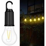 Svoria Store Mey Ithalat® Şarjlı Dekoratif Kamp Lambası Askılı Ampul LED Işık Type-C Girişli - Renkli