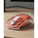 Svoria Store Mey Ithalat® Şeffaf Kablosuz Mouse Bluetooth Bağlantılı Sessiz Tıklama - Renkli