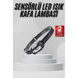 Svoria Store Mey Ithalat® Sensörlü Şarjlı Type-C Şarj Işıklı Kafa Lambası Kamp Lambası - Renkli