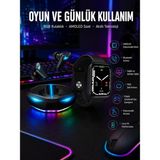 Svoria Store Mey Ithalat® Yeni Nesil Akıllı Saat ve Kablosuz Kulaklık Kampanyası Ikili Set Bluetooth Bağl - Renkli - Standart