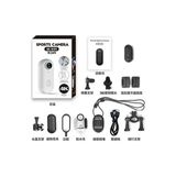 Svoria Store Mini 4K Wıfı Aksiyon Kamerası Vücut Kamerası Giyilebilir Video Kaydedici Hafıza Kartı Dahil - Renkli