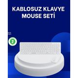 Svoria Store Ofis ve Ev Kullanımı Için Kablosuz Klavye Fare Seti - Ergonomik ve Pratik - Çok Renkli