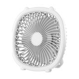 Svoria Store PM-21882 USB Şarjlı Masaüstü 2 Tip LED Işık - 3 Kademe Fan Vantilatör - Çok Renkli
