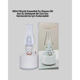 Svoria Store Renkli LED Işıklı Retro Gaz Lambası Aroma Terapi Mist Maker - Çok Renkli