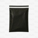 Svs Etiket Plastik Siyah-Şeffaf Kargo Poşeti - 45x55+5 / 100 Adet