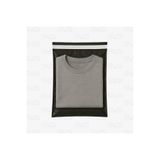 SVS ETİKET PLASTİK Tek Tarafı Şeffaf Kargo Poşeti - 45x55 Cm - Siyah - 100 Adet