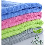 Swab ( 1 Adet ) Büyük Boy Sıkması Rahat Kareli Sihirli Yer Bezi 50*70