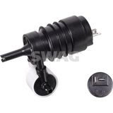 Swag Ece-Umay Cam Su Silecek Fiskiye Pompasi Motoru Astra F Hb-Sw 91-98 Corsa B 93-00 Vectra A Hb 88-95 Omega B Sw 94-03 Çift Çikiş - Siyah