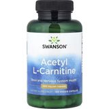 Swanson Acetyl L-Carnitine Brain And Nervous System Health 500 Mg 100 Veggie Caps - Aromasız