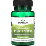 Swanson Full Spectrum Milk Thistle 500 mg 30 Capsules - 30 KAPSÜL