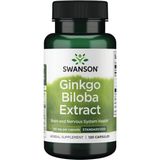 Swanson Ginkgo Biloba Brain And Nervous System Health 60MG 120 Caps - Aromasız