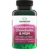 Swanson Glucosamine, Chondroitin & Msm – 120 Tablet (Highest Strength)