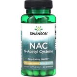 Swanson NAC N-Acetyl Cysteine 1000 mg 60 Kapsül - aromasız