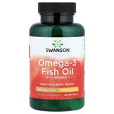 Swanson Omega 3 Epa Dha Fish Oil With Vitamin D3 Lemon 60 Softgels