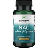 Swanson Premium Nac N-Acetyl Cysteine 600MG 100 Kapsül Antioxidant Destek İçin Yetişkinler