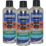 Swanson Sprey Boya ( Mat Siyah - 250ML - 3 Adet )