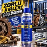 Swanson Sw-60 Çok Amaçlı Yağlayıcı Sprey Pas Sökücü Temizleyici Korozyon Önleyici Profesyonel Bakım Spreyi - 400 ml