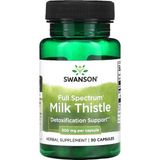Swanson Swanson, Full Spectrum Milk Thistle, 500 Mg, 30 Capsules