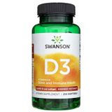 Swanson Vitamin D3 Bone And Immune Highest Potency 5,000 Iu 250 Softge