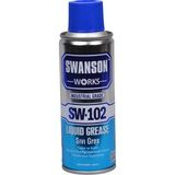 Swanson Works Sıvı Gres Yağı Rulman Dişli Yağlama Zincir Yağlayıcı Sprey Gres 400 ml 24 Adet