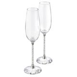 Swarovski 255678 Crystalline Toasting Flutes Set Of 2 Ev Dekorasyonu