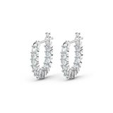 Swarovski 5562126 Vıttore-Pe Mını Hoop Czwh-Rhs Swarovski Küpe