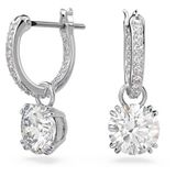 Swarovski 5636717 Constella Drop Beyaz Rodyum Kaplama Küpe
