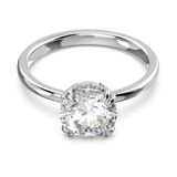 Swarovski 5642638 52 Constella Round Princess Cut Beyaz Rodyum Kaplama Yüzük