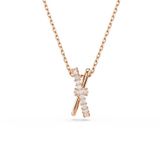 Swarovski 5689788 Hyperbola Pend 2 Band White-Ros Kolye