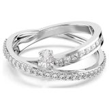 Swarovski 5691231 Hyperbola Ring 2 Row White-Rhs 55 Yüzük
