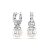 Swarovski 5691716 Matrix Pe Pearl White-Rhs Küpe