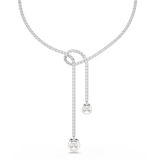 Swarovski 5692416 Matrix Necklace Pearl White-Rhs Kolye