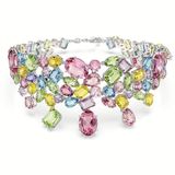 Swarovski 5692418 Gema Choker Mixed Cuts Multicolored Rhodium Plated Kolye