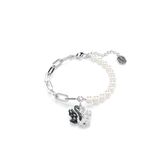 Swarovski 5705720 Swan Bracelet White-Rhs M Bilezik