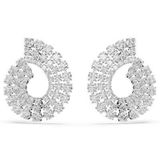 Swarovski 5705834 Matrix Pe Round White-Rhs Küpe