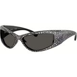 Swarovski 5706558 Swarovski Kadın Güneş Gözlüğü Sublıma:eyewear SK6027 El Wrap Black - Siyah