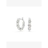 Swarovski 5709256 Matrix Pe Pearl Hoops White-Rhs Küpe