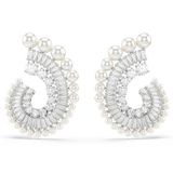 Swarovski 5720869 SS25 Capsule Pe Prl Whi-Rhs Küpe