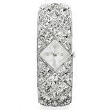 Swarovski 5724515 Curiosa Bangle Watch MB STS/WHT/STS Kol Saati
