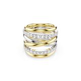 Swarovski 5740414 Hyperbola Ring Whi-Mix 55 Yüzük