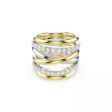 Swarovski 5740415 Hyperbola Ring Whi-Mix 58 Yüzük