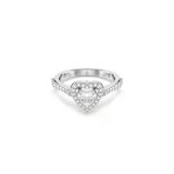 Swarovski 5744047 Una Ring Hrt White-Rhs 52 Yüzük