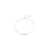 Swarovski Constella Kolye, Kristal inci, Yuvarlak kesimler, Beyaz, Rodyum kaplama
