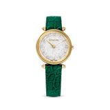 Swarovski Crystalline Wonder Ls Gretc Cry Pgo Yeşil Deri Kadın Kol Saati