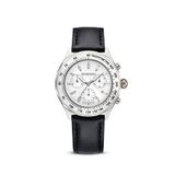 Swarovski Dextera Tachymetre Siyah Deri Kadın Kol Saati