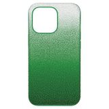 Swarovski iPhone 13 Pro High Akıllı Telefon Koruyucu Kılıf, Yeşil