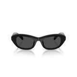 Swarovski Kadın Sk6036u Evrensel Fit Kare Güneş Gözlüğü, Siyah/Koyu Gri, 50 mm