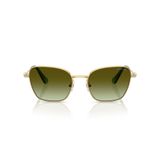 Swarovski Kadın Sk7029 Aviator Güneş Gözlüğü, Altın/Yeşil Gradyan Kahverengi, 55 mm