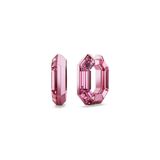 Swarovski Lucent halka küpeler, Sekizgen şekil, Küçük, Pembe