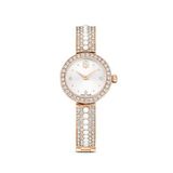 Swarovski Matrix Pearl Bangle Pembe Altın Kadın Kol Saati